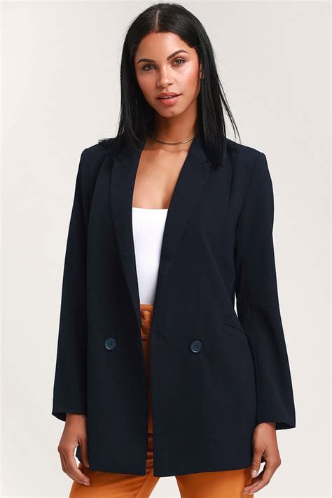 cute oversized blazers|More.